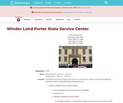 STD Testing at Winder Laird Porter State Service Center