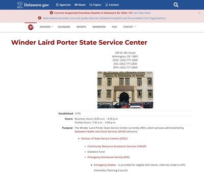STD Testing at Winder Laird Porter State Service Center
