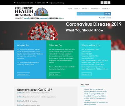 STD Testing at Maryland Department of Health and Mental Hygiene, Cecil County Health Department