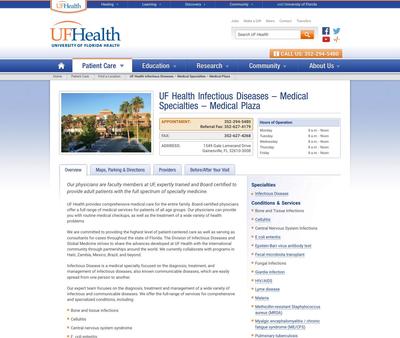 STD Testing at UF Health Infectious Diseases - Medical Specialties - Medical Plaza