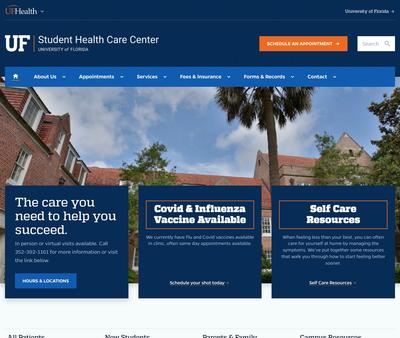 STD Testing at University of Florida Student Health Care Center