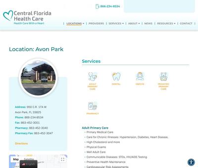 STD Testing at Central Florida Health Care - Avon Park