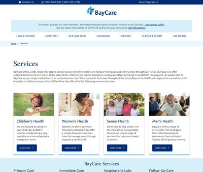 STD Testing at BayCare Urgent Care (Tyrone)