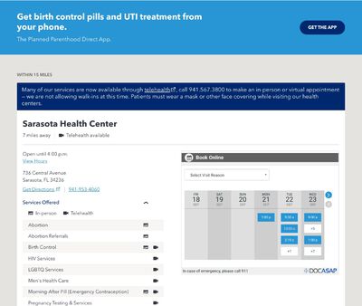 STD Testing at Planned Parenthood - Manatee Health Center