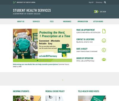 STD Testing at University of South Florida Student Health Services