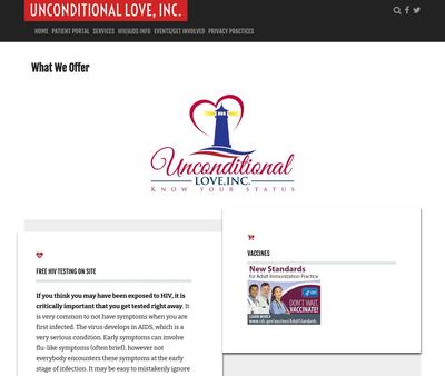 STD Testing at Unconditional Love Inc