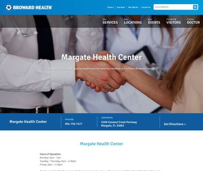 STD Testing at Broward Health, Margate Health Center