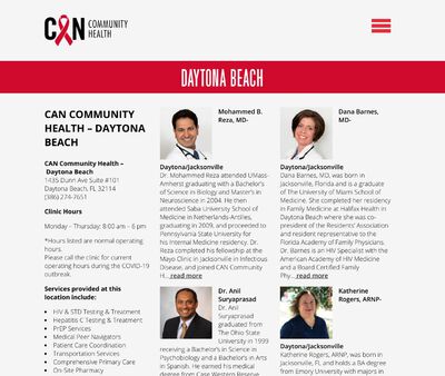 STD Testing at CAN Community Health - Daytona Beach