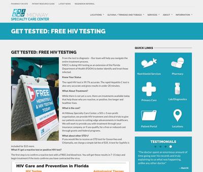 STD Testing at Midway Specialty Care Center, Moti Ramgopal MD FACP FIDSA