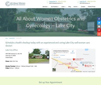 STD Testing at All About Women Obstetrics & Gynecology (Lake City, FL)