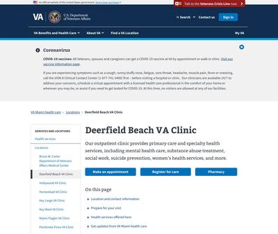 STD Testing at Deerfield Beach VA Clinic