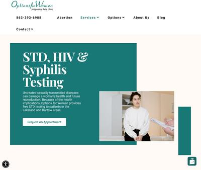 STD Testing at Options for Women Pregnancy Help Clinic