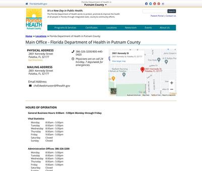 STD Testing at Putnam County Health Department