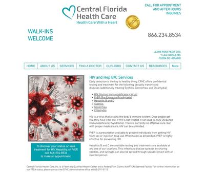 STD Testing at Central Florida Health Care - Avon Park