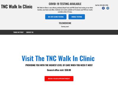 STD Testing at TNC Walk In clinic