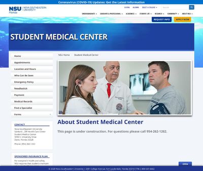 STD Testing at NSU Student Medical Center