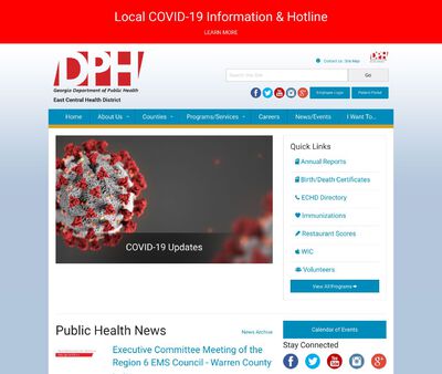 STD Testing at Georgia Department of Public Health (East Central Health District)