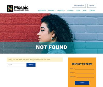 STD Testing at Mosaic Sexual Health Clinic