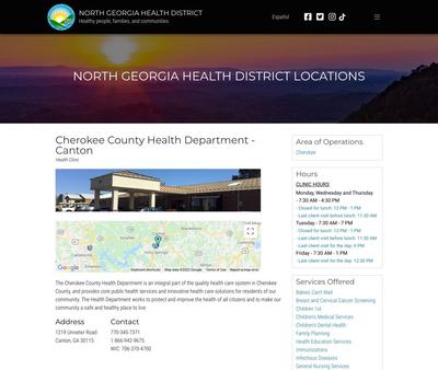 STD Testing at Cherokee County Health Department