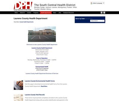 STD Testing at Laurens County Health Department