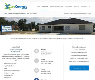 STD Testing at CareConnect Infectious Disease Clinic, Cordele