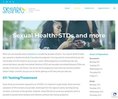 STD Testing at Skylark