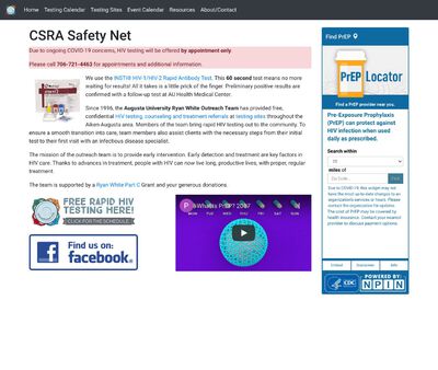STD Testing at Augusta University Ryan White Outreach Team CSRA Safety Net