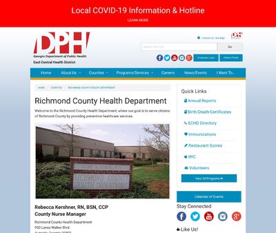 STD Testing at Richmond County Health Department