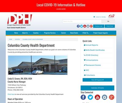 STD Testing at Columbia County Health Department