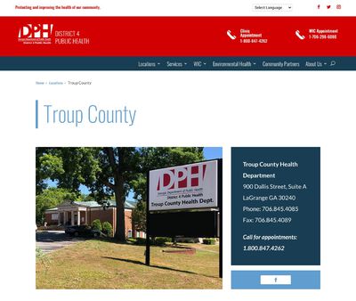 STD Testing at Troup County Health Department