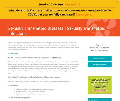 STD Testing at Public Health Department Clinic