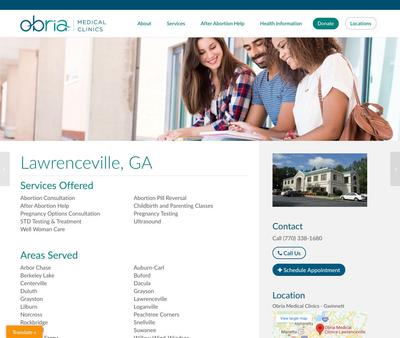 STD Testing at Obria Medical Clinics-Lawrenceville