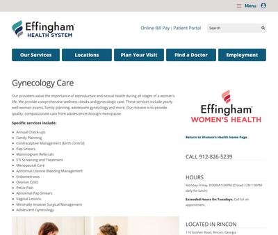 STD Testing at Effingham Women's Health
