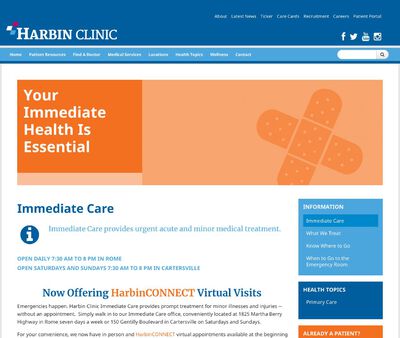 STD Testing at Harbin Clinic Immediate Care