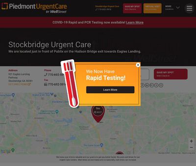 STD Testing at Piedmont Urgent Care by WallStreet - Stockbridge