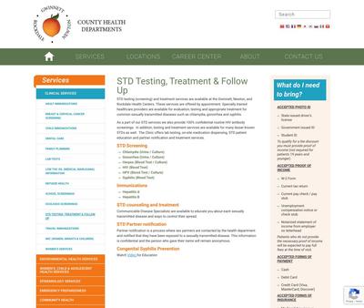 STD Testing at Buford Health Center
