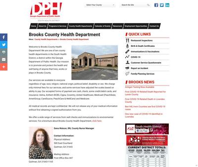 STD Testing at Brooks County Health Department