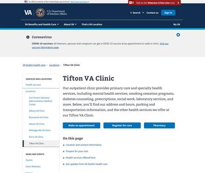 STD Testing at Tifton VA Clinic