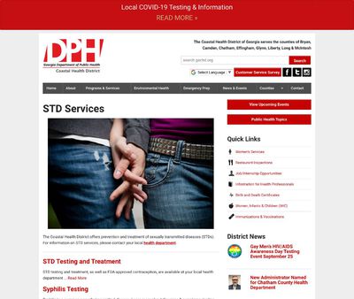 STD Testing at Chatham County Health Department