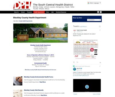 STD Testing at South Central Health District (Bleckley County Health Department)