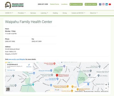 STD Testing at Waipahu Family Health Center