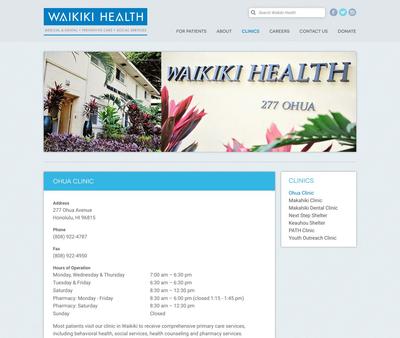 STD Testing at Waikiki Health Center