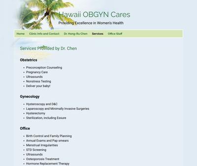 STD Testing at Hawaii OBGYN Cares