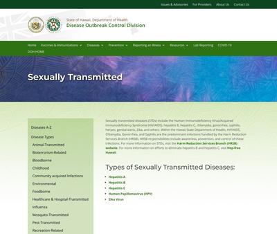 STD Testing at Hawaii State Department of Health