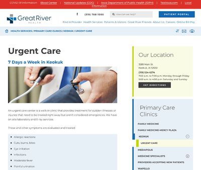 STD Testing at Great River Health