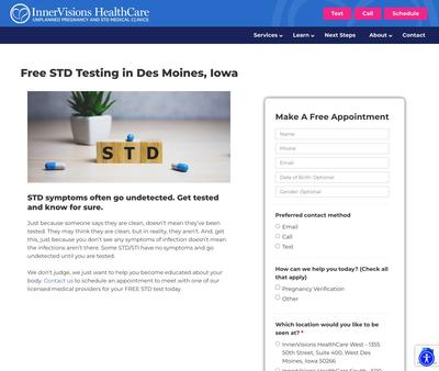 STD Testing at InnerVisions HealthCare
