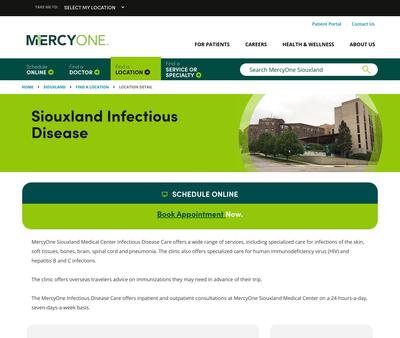 STD Testing at MercyOne Siouxland Infectious Disease Care