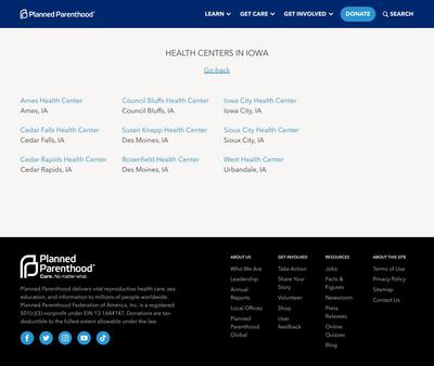 STD Testing at Planned Parenthood - Cedar Falls Health Center