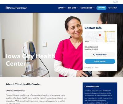 STD Testing at Planned Parenthood - Iowa City Health Center