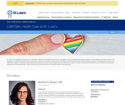 STD Testing at St. Luke’s Center for Community Health: Hailey